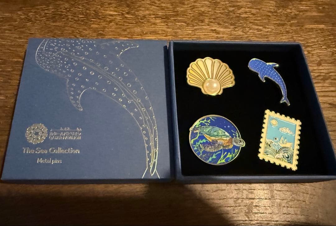 【新品未使用】カタール館 ピンバッジ 箱付き 大阪・関西万博 EXPO2025