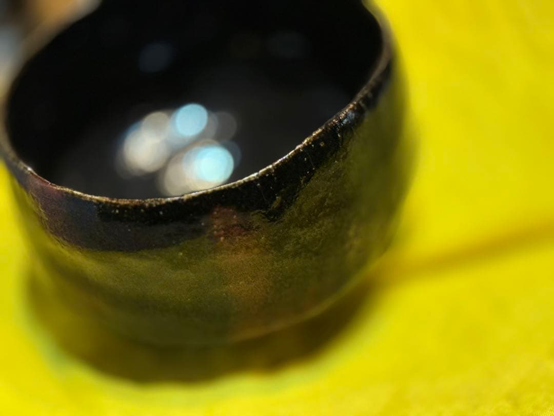 黒茶碗　樂焼　茶道具