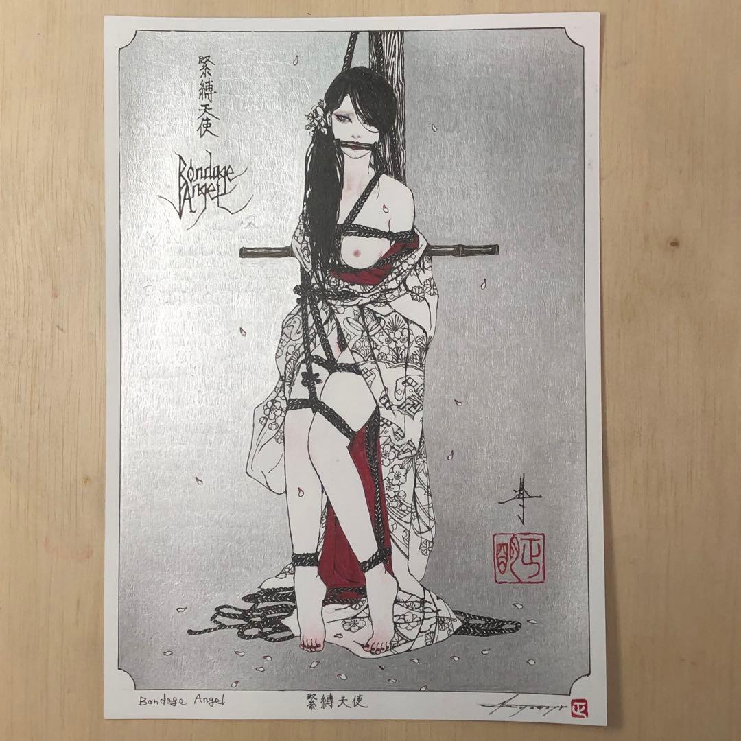 緊縛天使 Bondage Angel 【肉筆絵画】