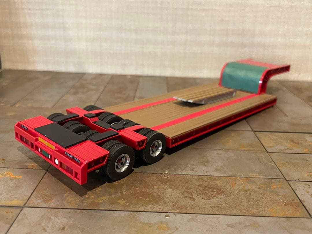 希少 ケンクラフト製1/50 プロフィア 16輪トレーラーセット