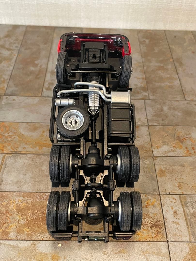 希少 ケンクラフト製1/50 プロフィア 16輪トレーラーセット