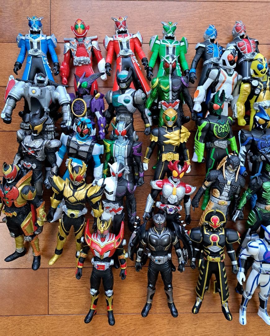 仮面ライダー【ソフビフィギア105個セット】送料込み！！