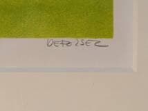 【真作】版画　アルフレッド・デフォセ　リトグラフ　ドービルの競馬場　X11