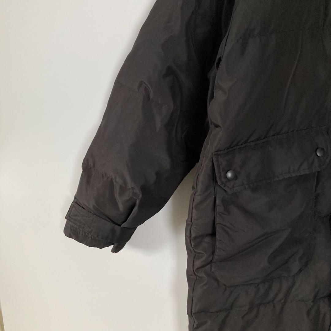 美品 Mizuno フード付き ロングダウン ベンチコート　ダウン80% 刺繍