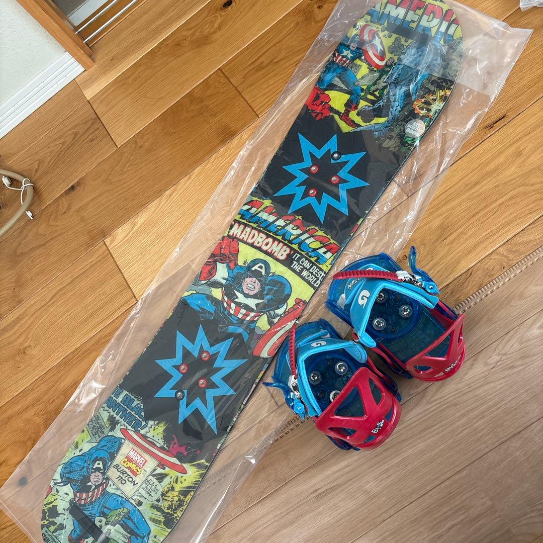 こんBurton kids 110cm スノーボードセット