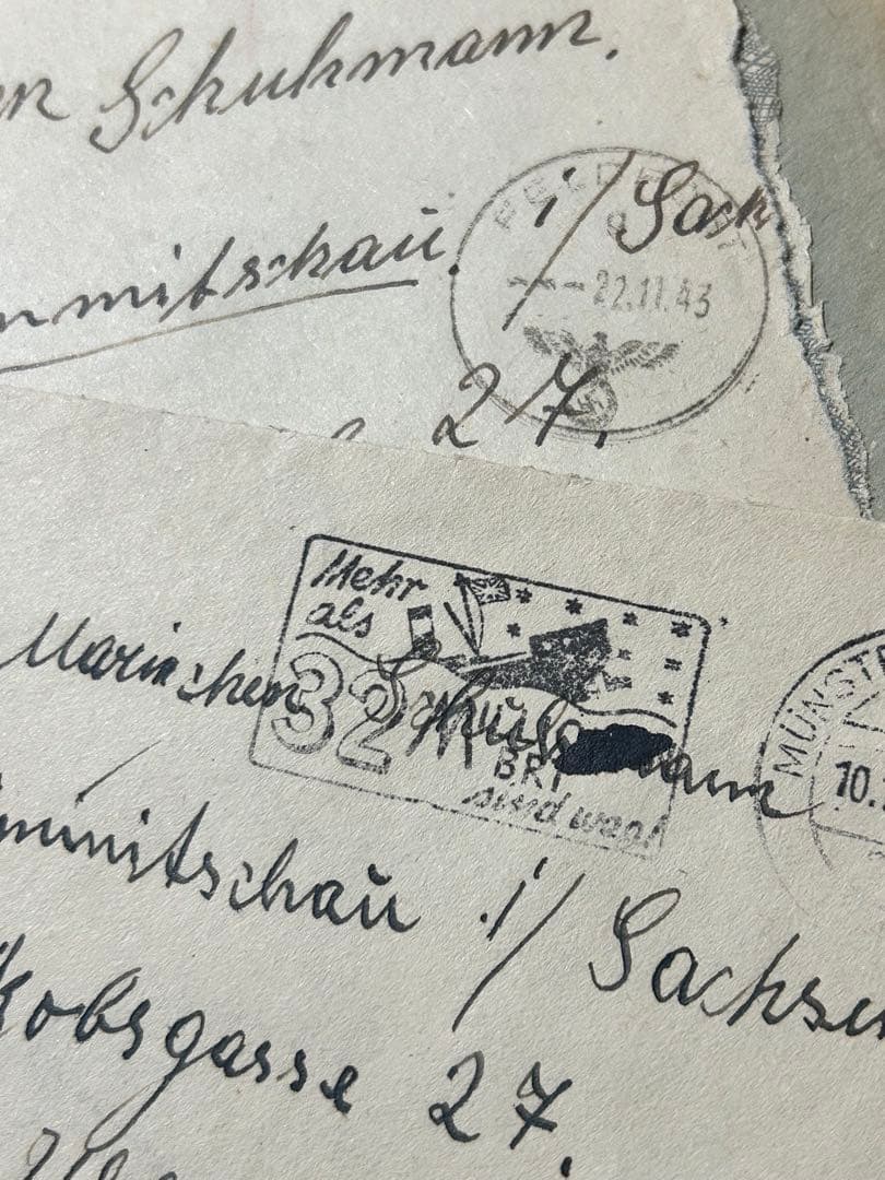 レア大量ドイツ戦時中の軍事郵便手紙　海軍エンタイヤ