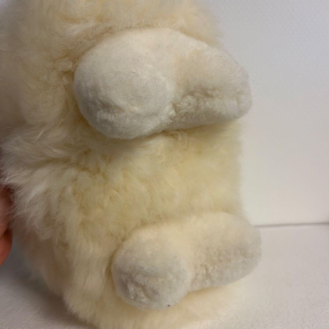 【美品】ニュージーランド 羊 ひつじ ぬいぐるみ Rony Ram シープスキン