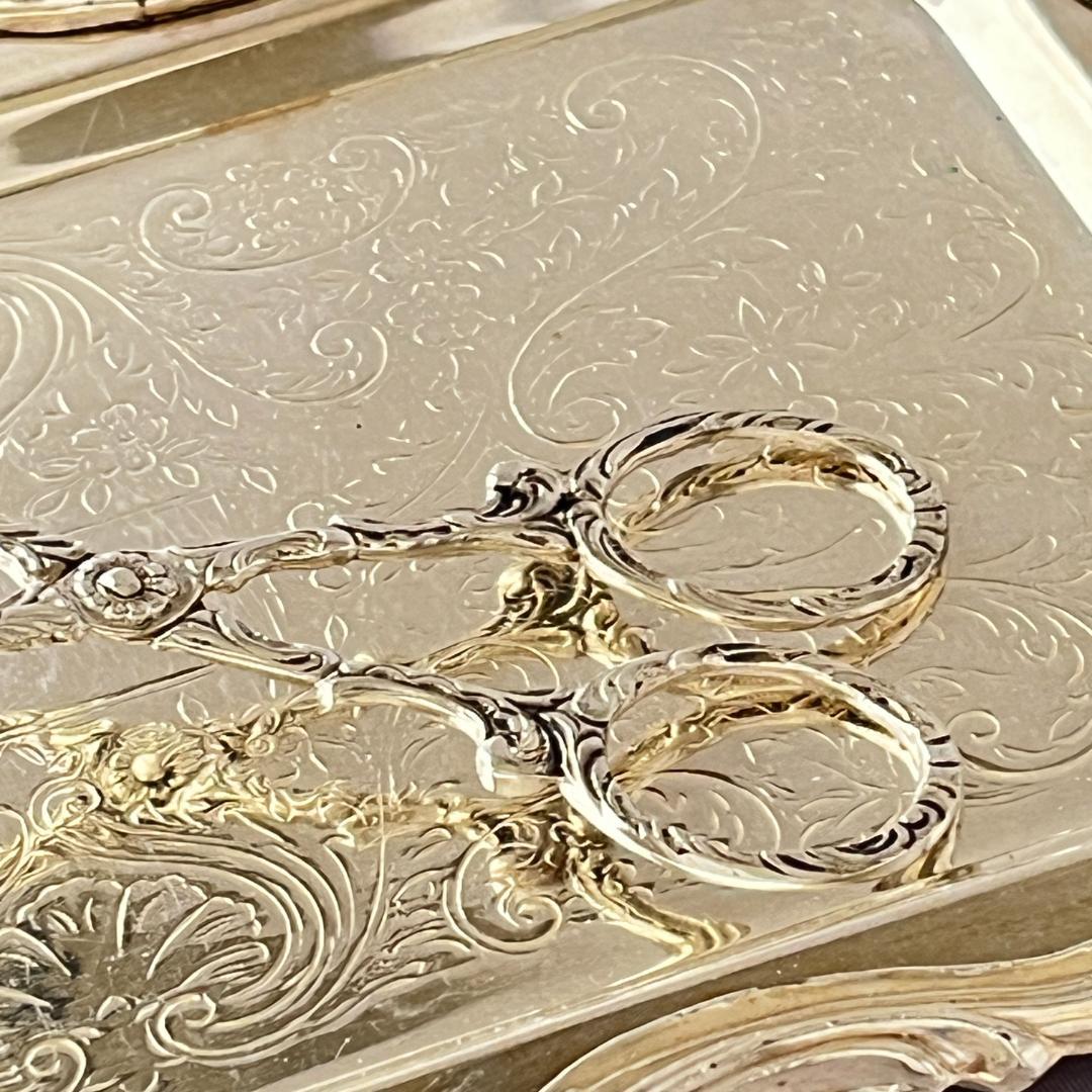 【ドイツ】薔薇の透かしのトング【純銀】ローズ 15cm