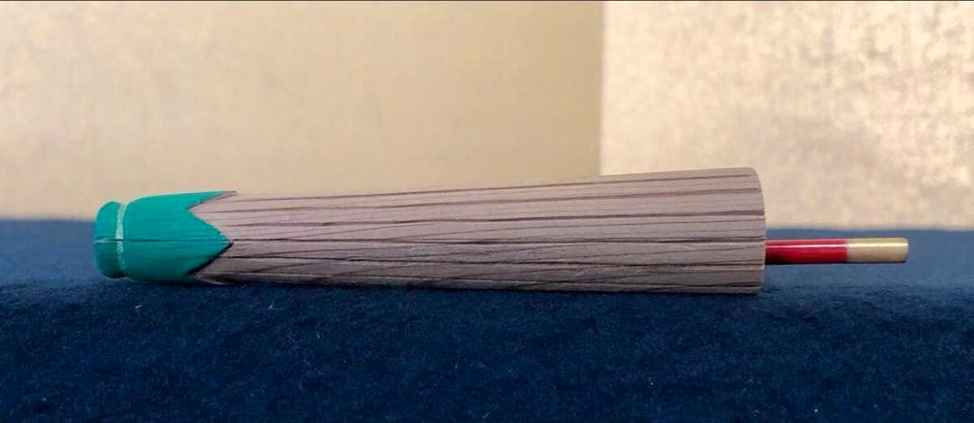 割引❗️【美品】「祖」神代杉 傘香合 道場 宗廣 共箱 茶道具 (122a⑥)