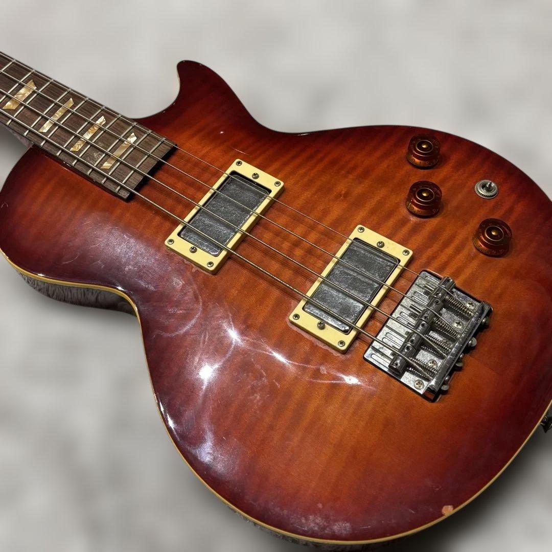 【希少】GrassRoots レスポールタイプエレキベース G-LB-48