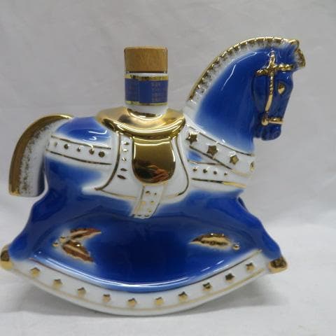 サントリー エクストラ ブランデー クリスマス 馬 木馬 加藤工芸 未開栓