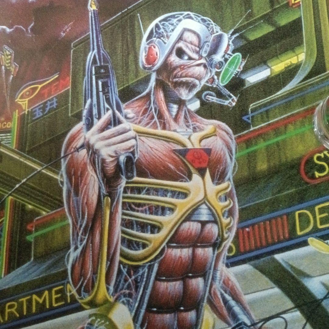 IRON MAIDEN 1986 ポスター Somewhere in Time