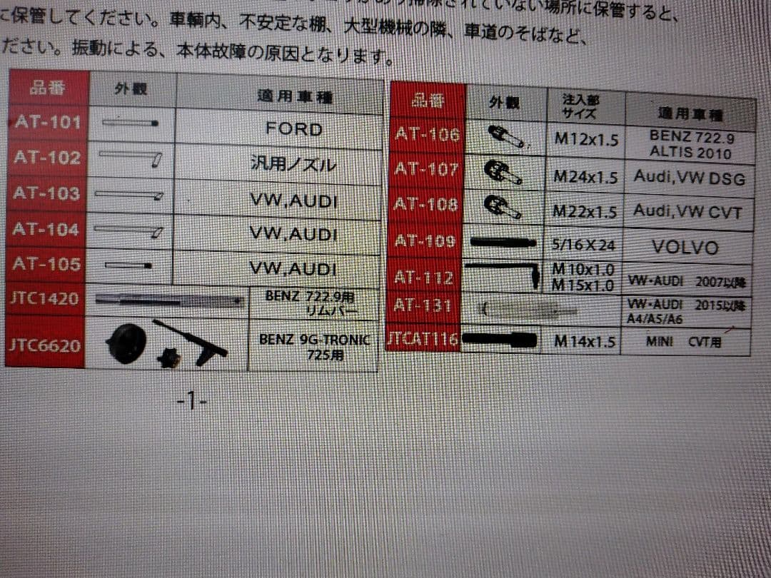 JTC4144AN2 車種別アダプターセット
