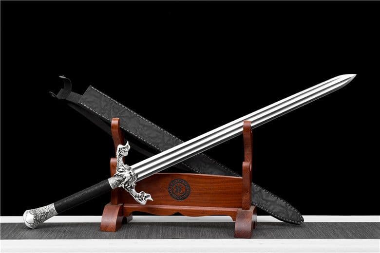 飛龍西洋戦剣（シルバーイージー）古兵器 武具　刀装具　日本刀　模造刀 居合刀