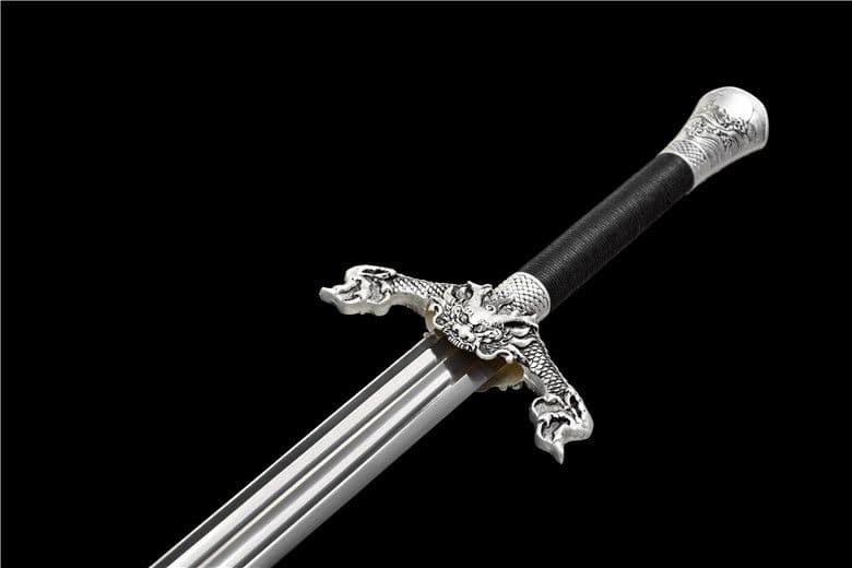 飛龍西洋戦剣（シルバーイージー）古兵器 武具　刀装具　日本刀　模造刀 居合刀