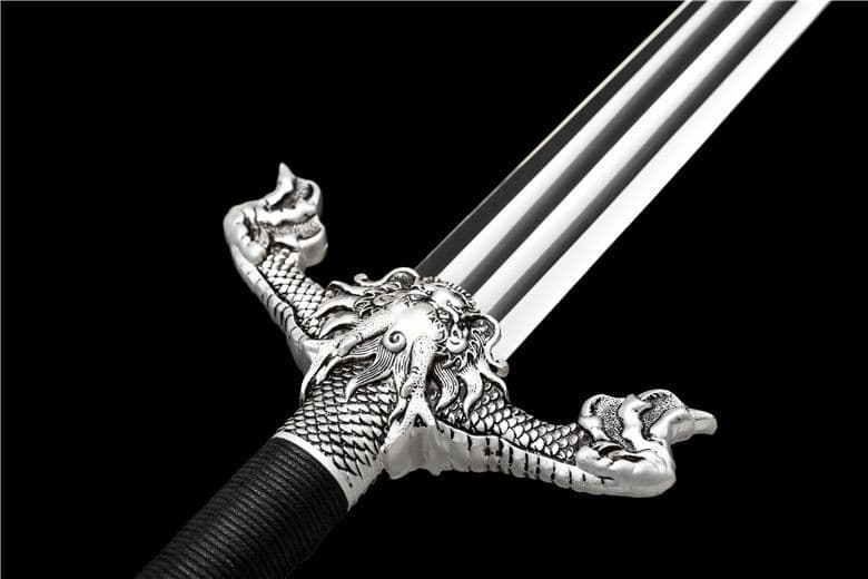 飛龍西洋戦剣（シルバーイージー）古兵器 武具　刀装具　日本刀　模造刀 居合刀