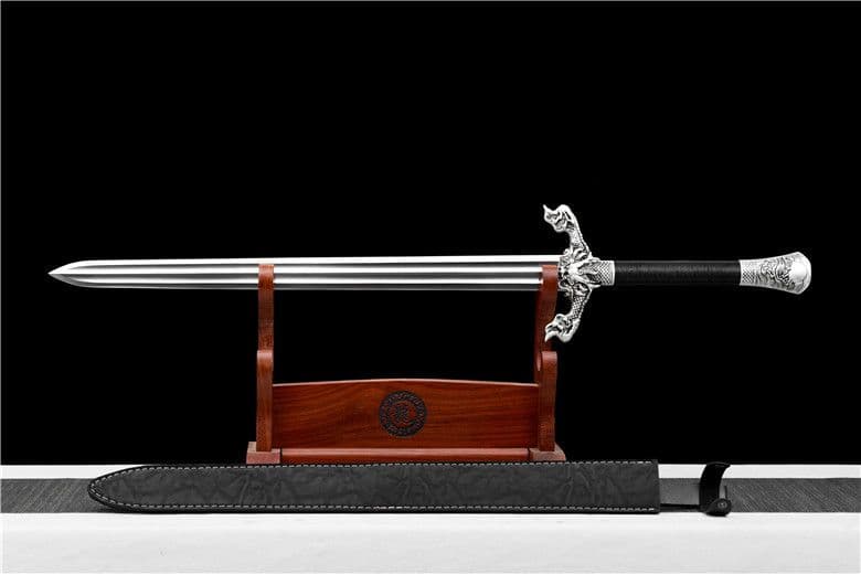 飛龍西洋戦剣（シルバーイージー）古兵器 武具　刀装具　日本刀　模造刀 居合刀