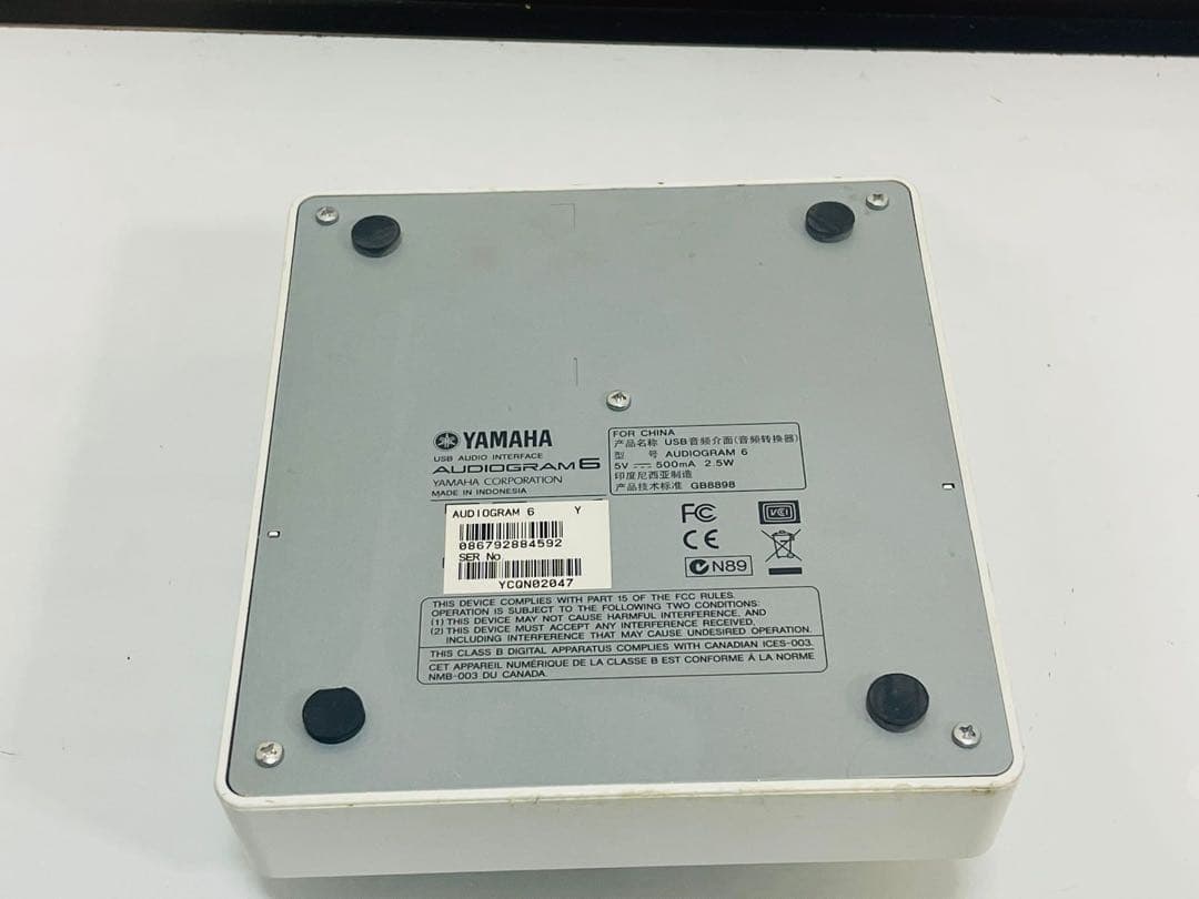 YAMAHA AUDIOGRAME6オーディオインターフェイス