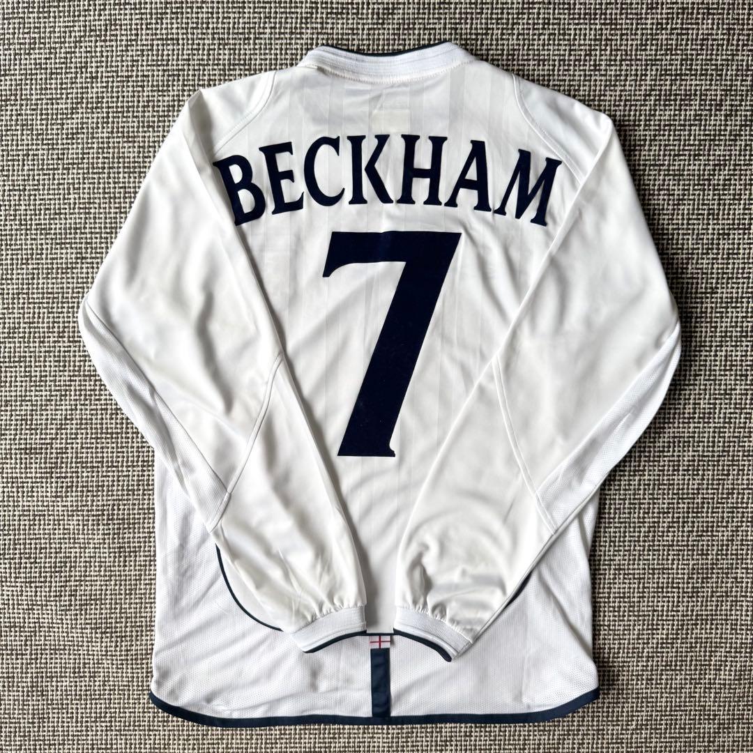 【正規品・ロングスリーブ】デビッド・ベッカム ＃７ イングランド代表 ２００２