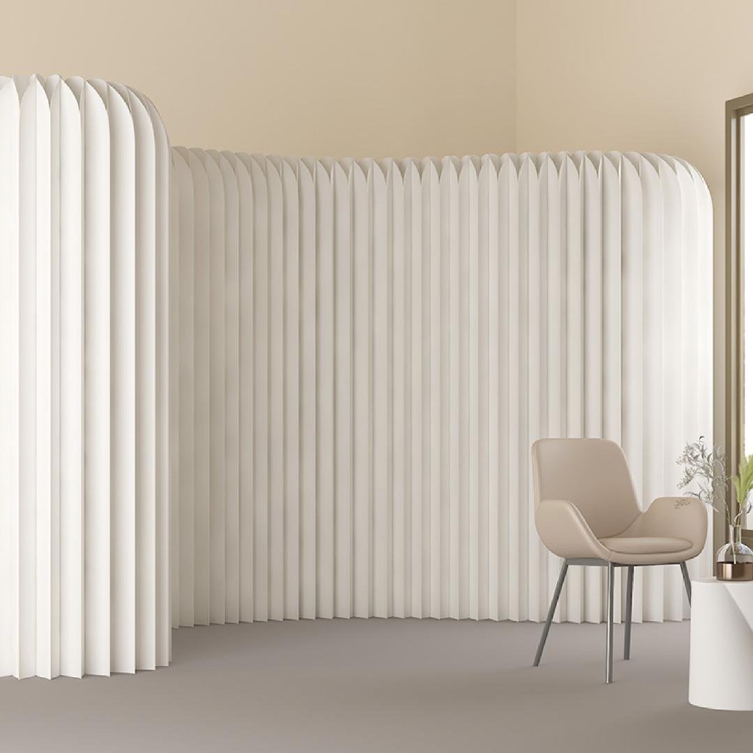 パーテーション間仕切り折り畳み式高さ1.6ｍ長さ2-3ｍ組立不要ついたて目隠し