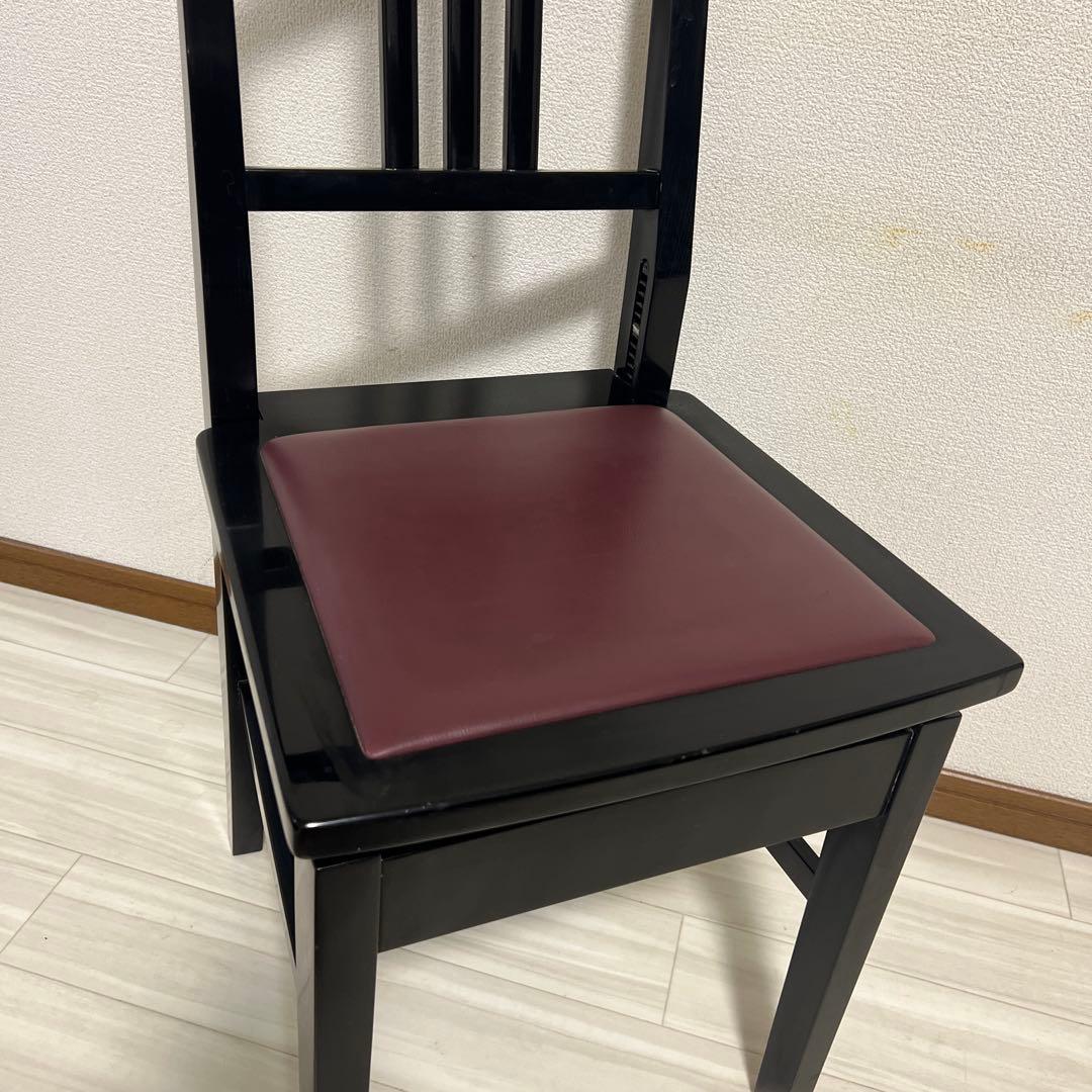 【中古良品】ヤマハ背付ピアノ椅子(全国送料込み)トムソン椅子