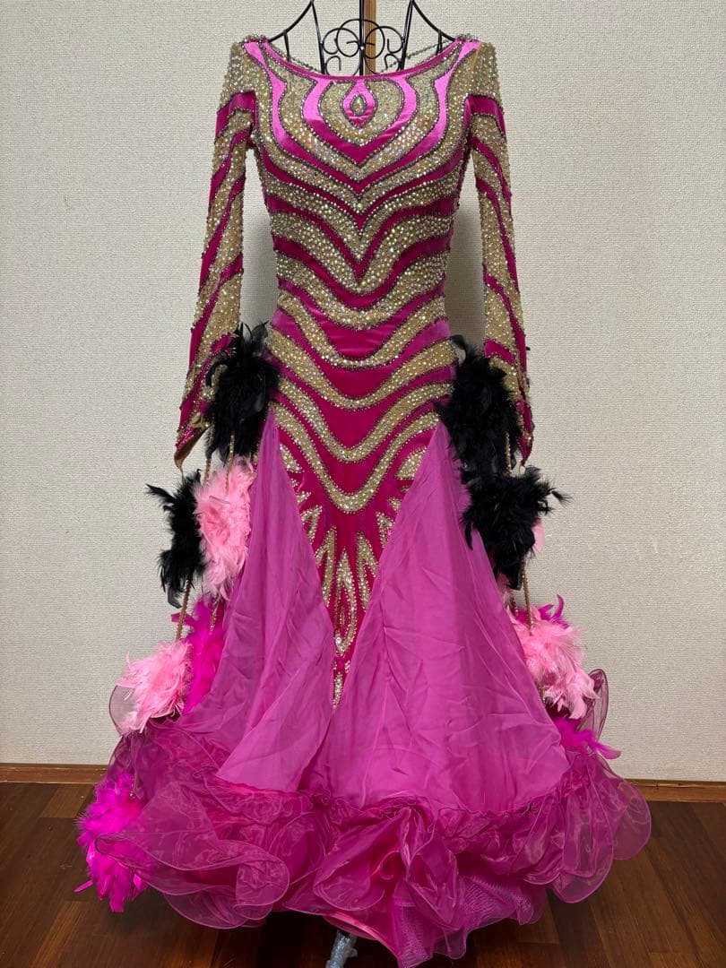 社交ダンスドレス ピンク