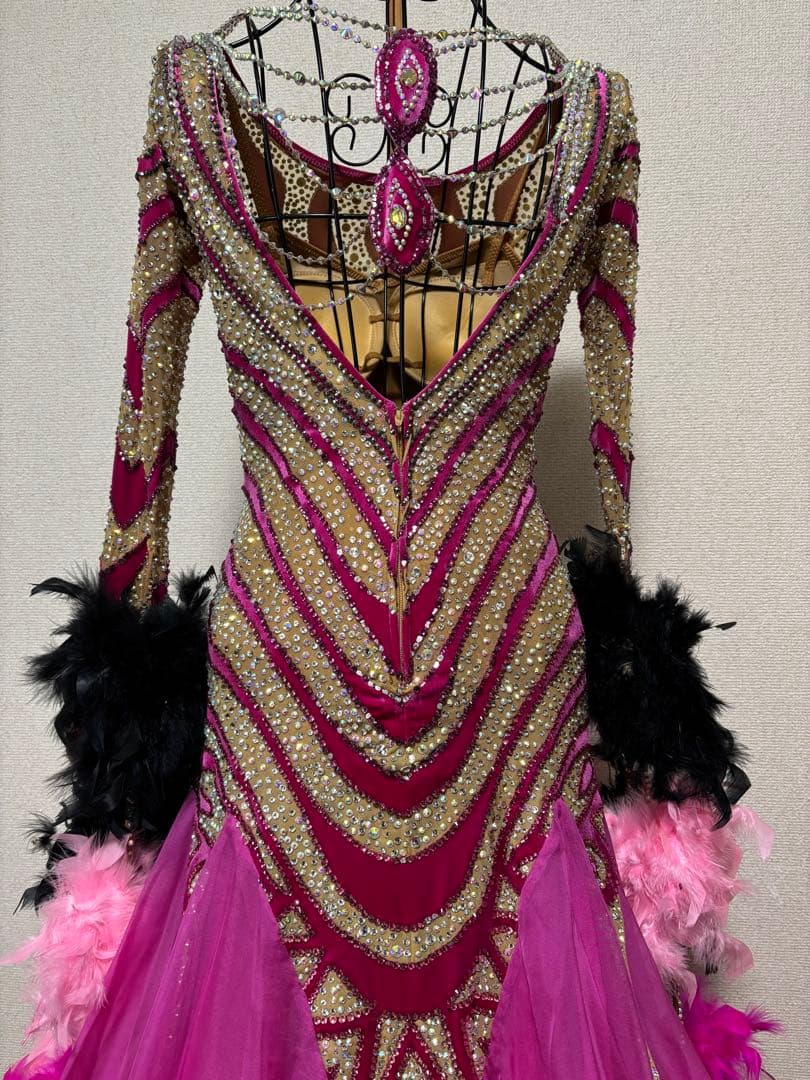 社交ダンスドレス ピンク