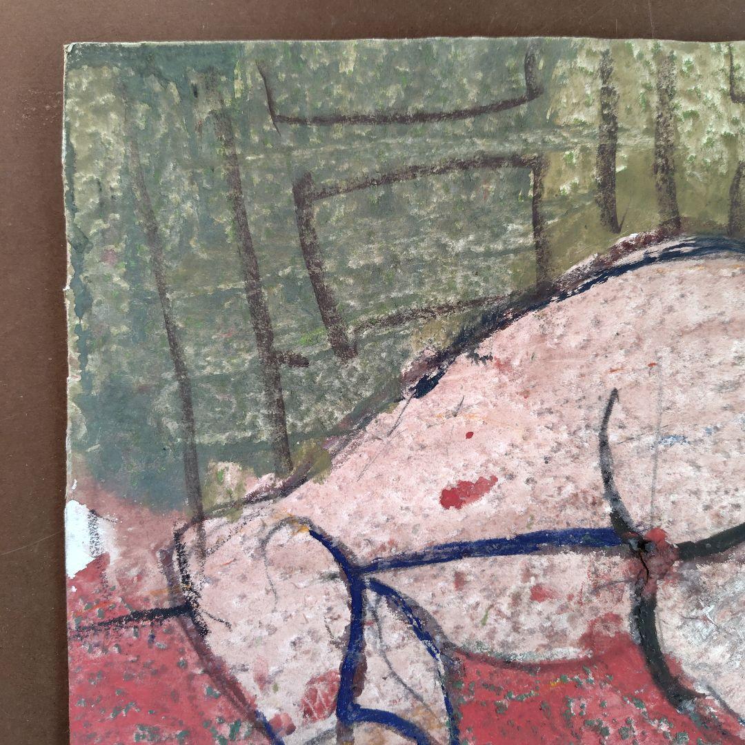 須田剋太　原画【 裸婦 】 グァッシュ