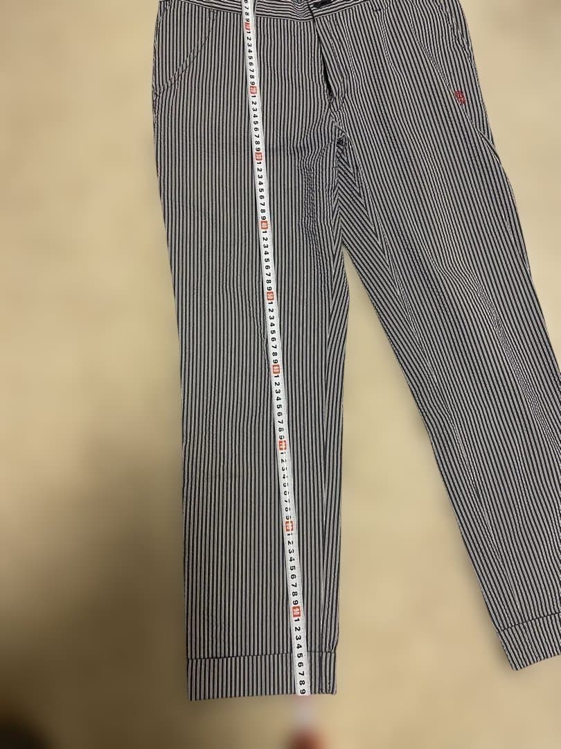 ラフアンドスウェル　rough&swellストライプ柄パンツ　L