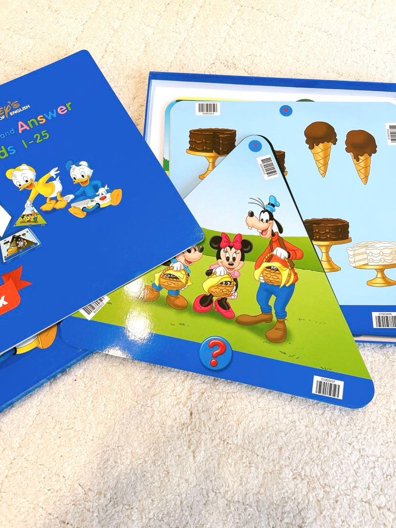 DWE ディズニー ワールド イングリッシュQ&Aカード 100枚セット