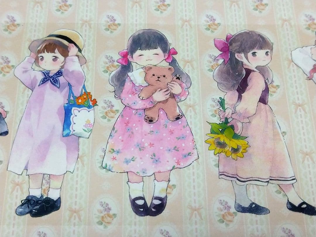 SALE✩J510＃今日穿塔(PET)能猫日记切り売り海外人物マステ女の子