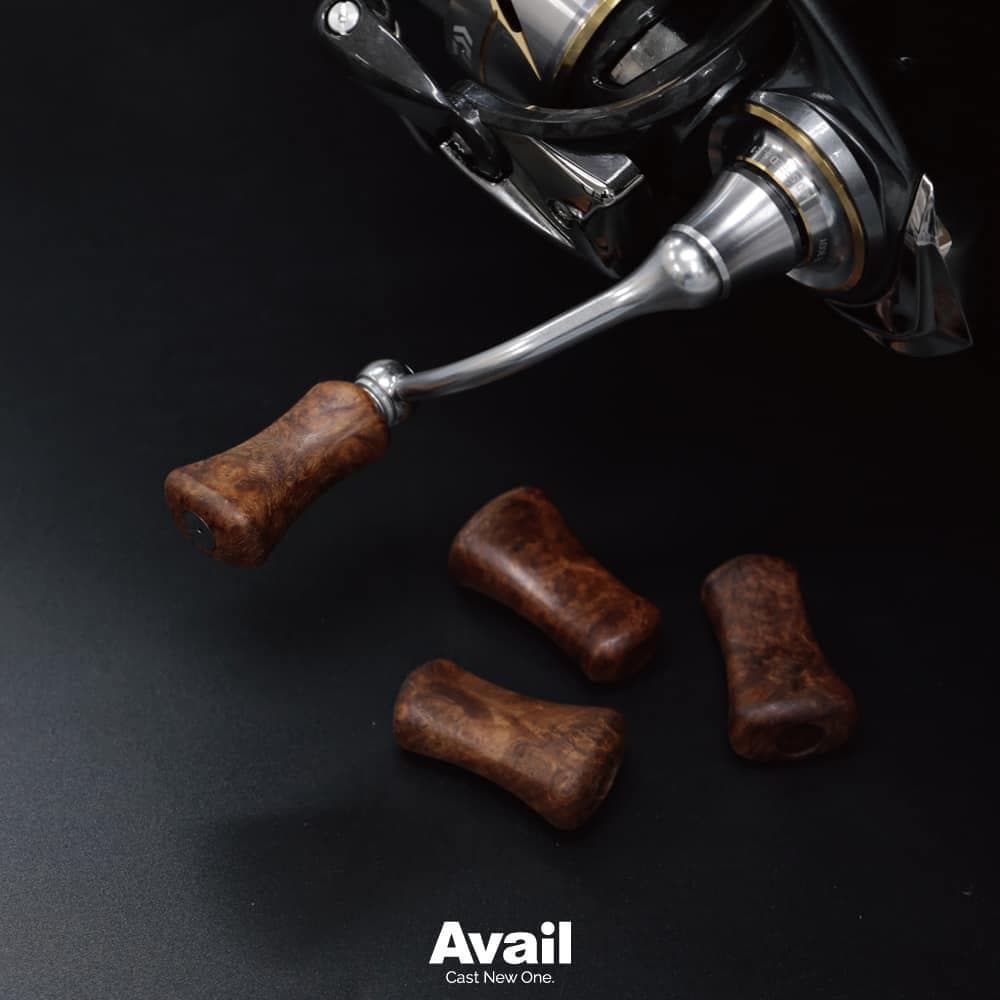 avail ウッド平ノブ レギュラー 花梨 E-9　1個　シマノダイワ