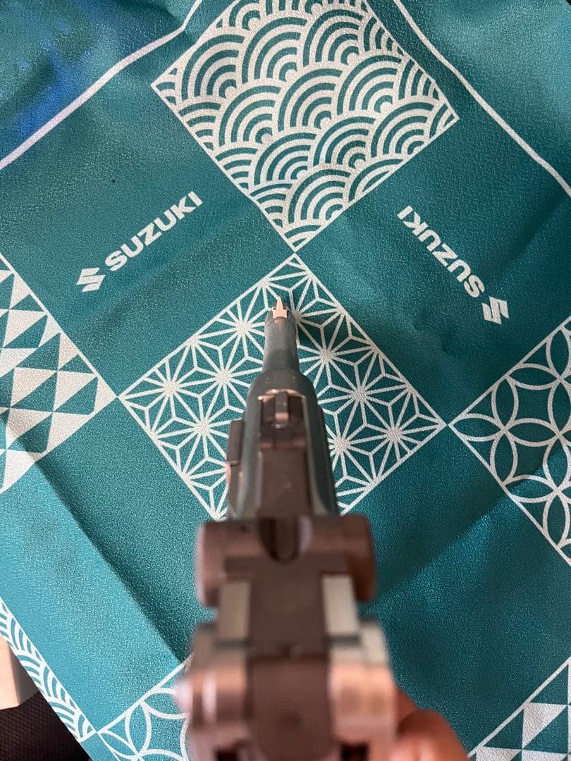 LUGER P08 シルバーガスガン