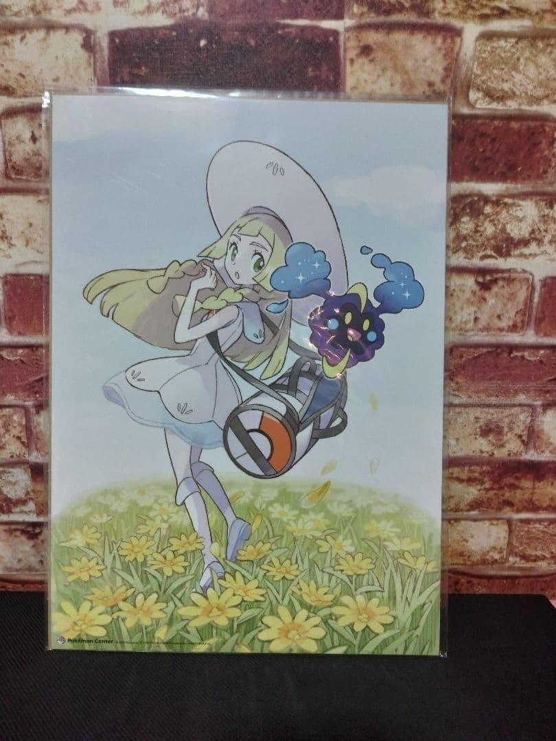 ポケモン　ミニポスター　リーリエ　グラジオ　ルザミーネ