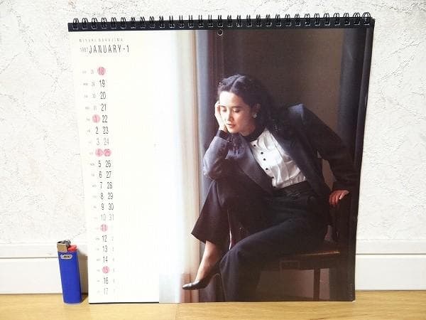 未使用 80年代 ビンテージ 中島みゆき 歌暦 Page86 恋唄 カレンダー
