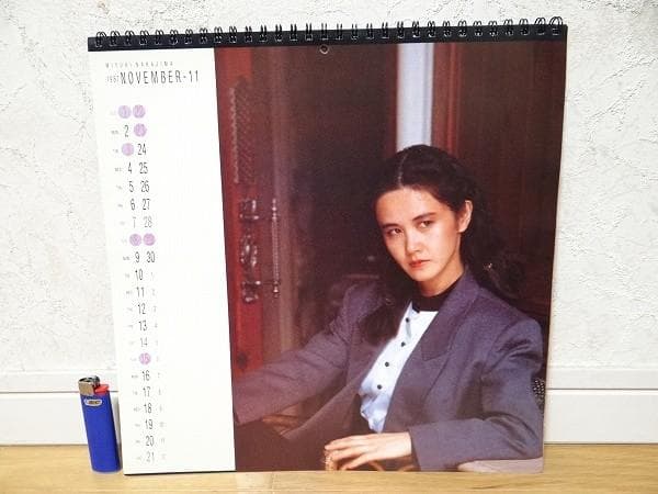 未使用 80年代 ビンテージ 中島みゆき 歌暦 Page86 恋唄 カレンダー