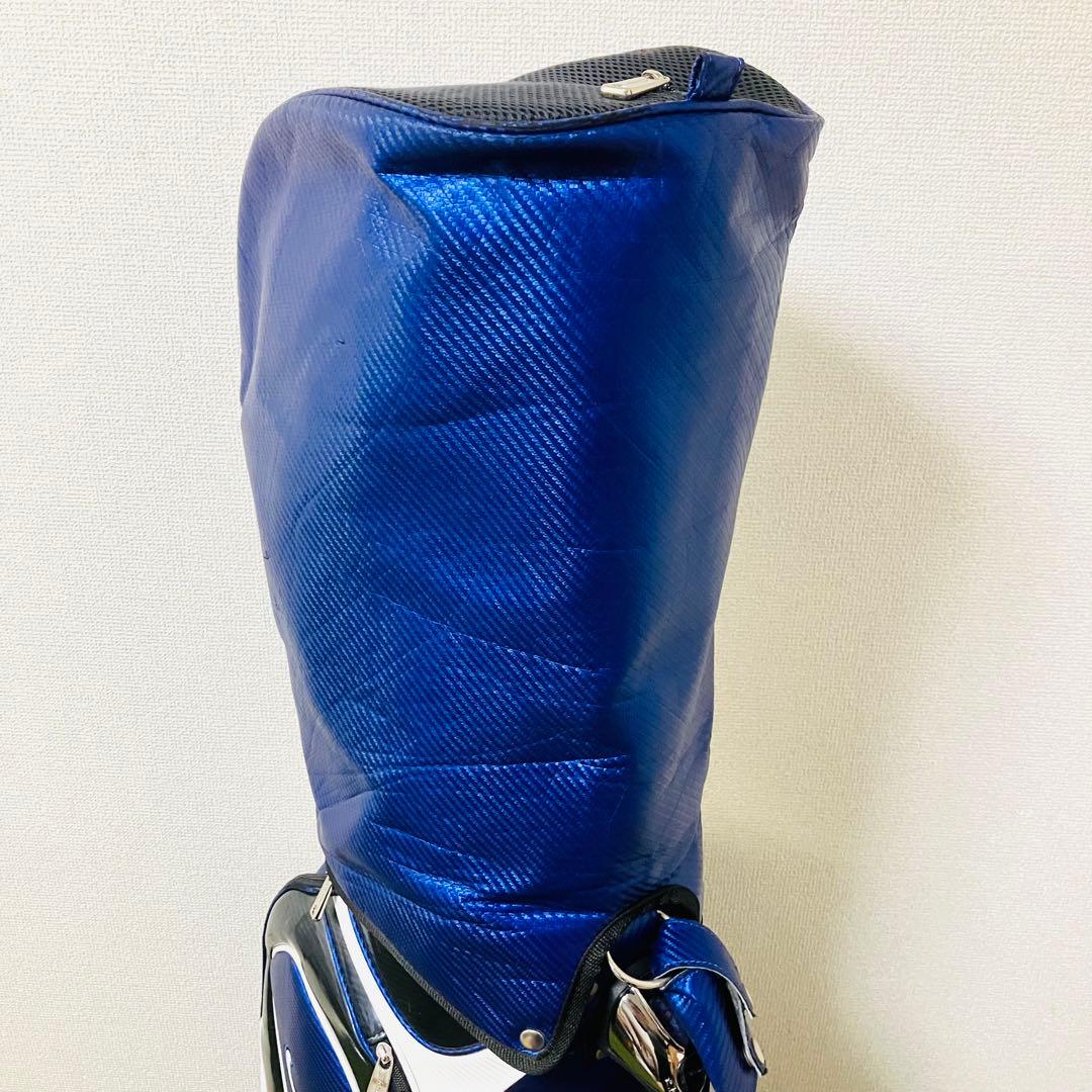 タイトリスト キャディバッグ ブルー ビッグロゴ カッコいい カート式 メンズ