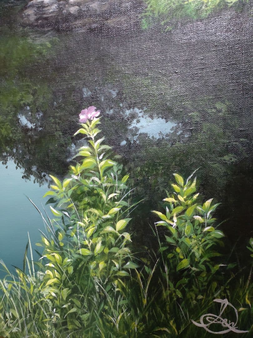 油絵【Fosest】1点物の原画/作者サイン入◆F30号キャンバス