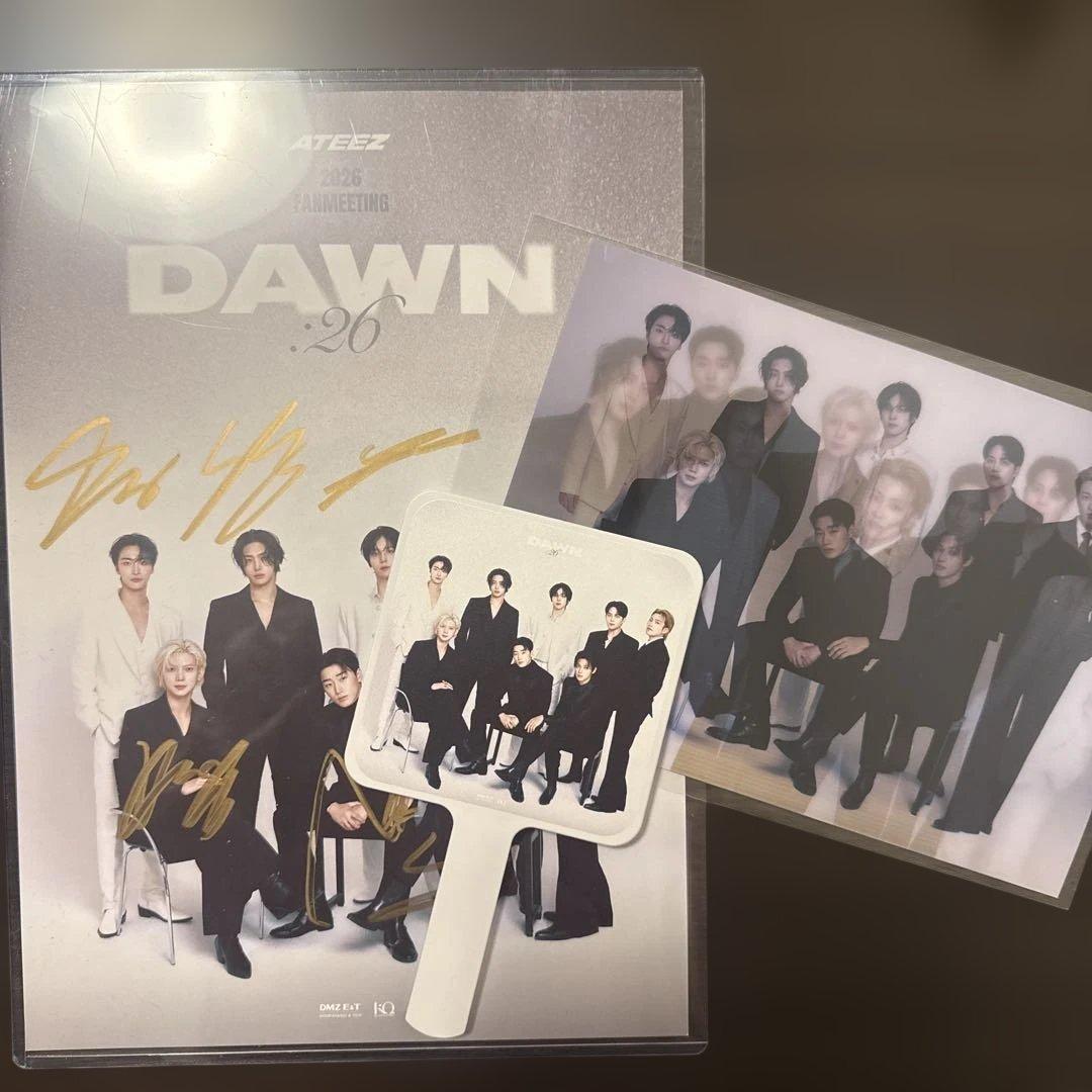 ATEEZ DAWN:26 ファン直筆サイン入りグッズ