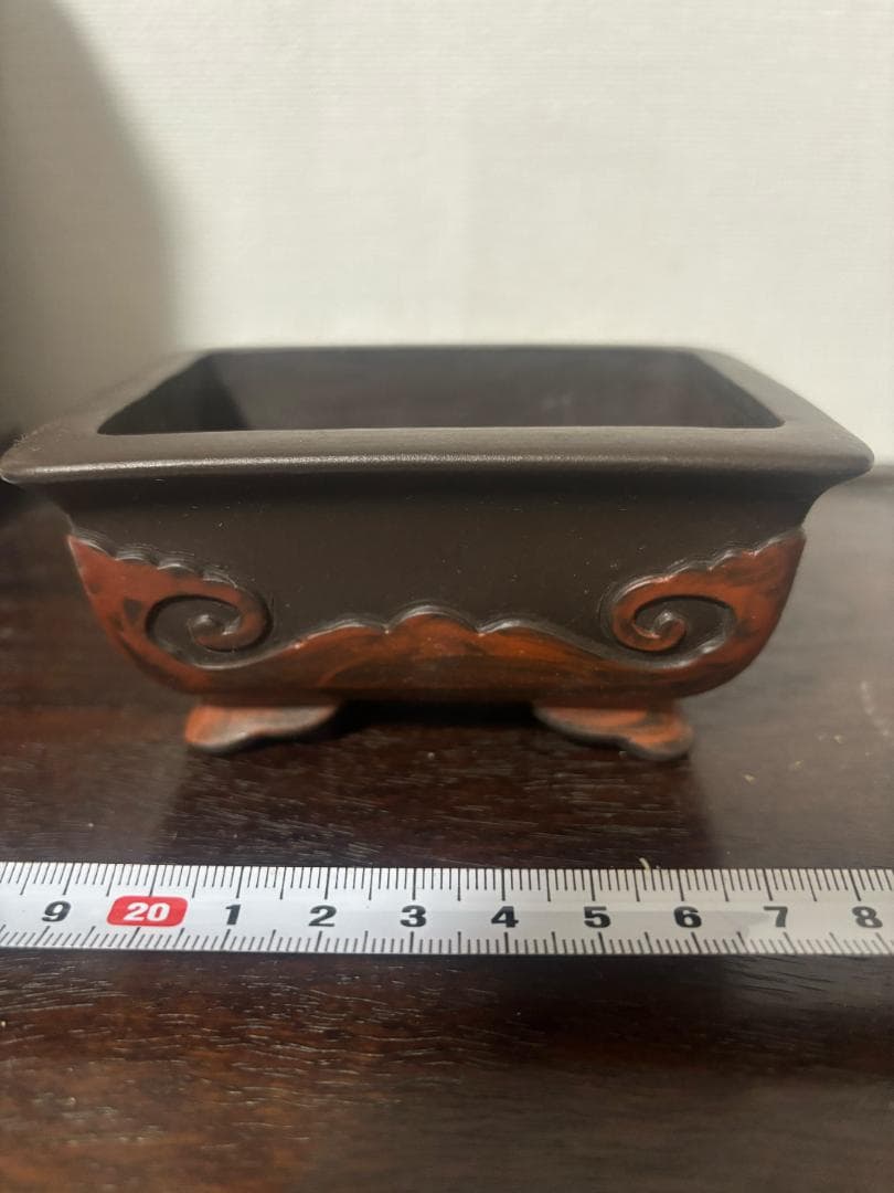 紫砂の鉢 盆栽鉢◇中国宜興◇