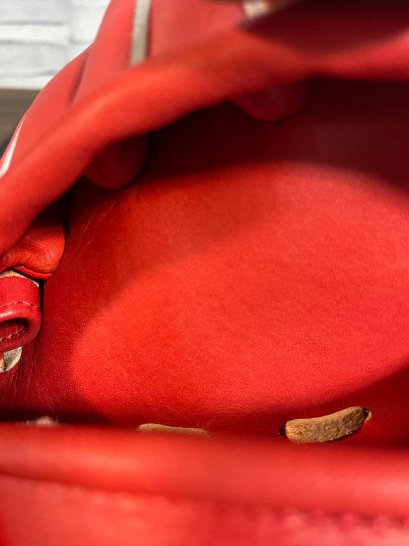 野*き様 新品軟式グローブ　ダビドスポーツ　大人サイズ　未使用品　グローブ　オレ