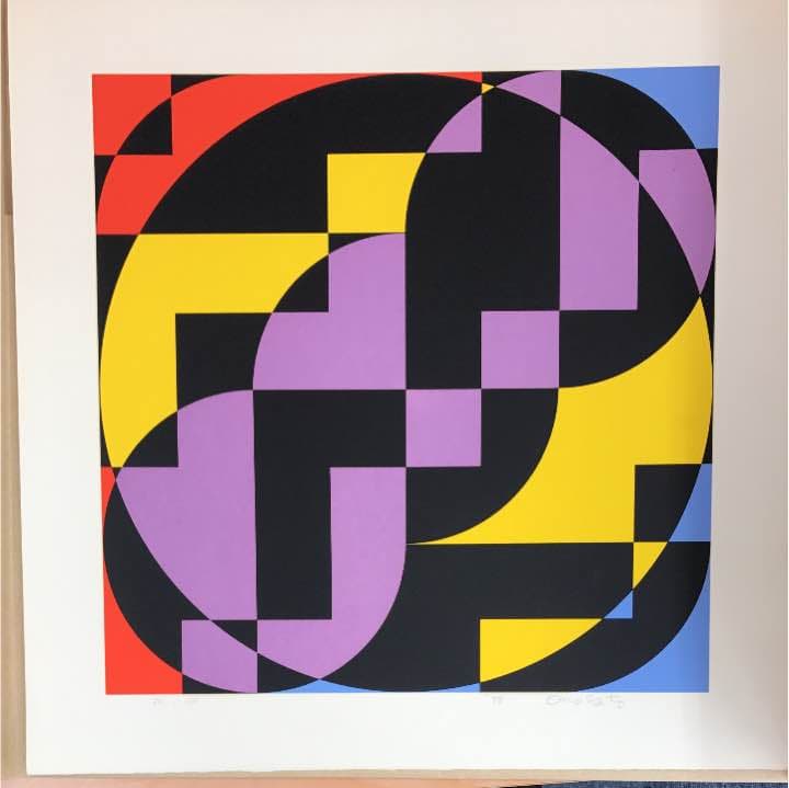 ★オノサトトシノブ「silk-99 シルク99」シルクスクリーン