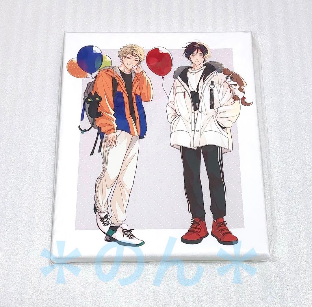 受注商品 キューピッドに落雷 おさんぽカフェ キャンバスアート 鈴丸みんた