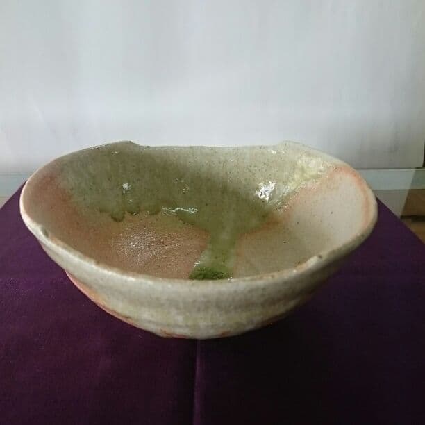 信楽焼　　土山窯    筆洗茶碗