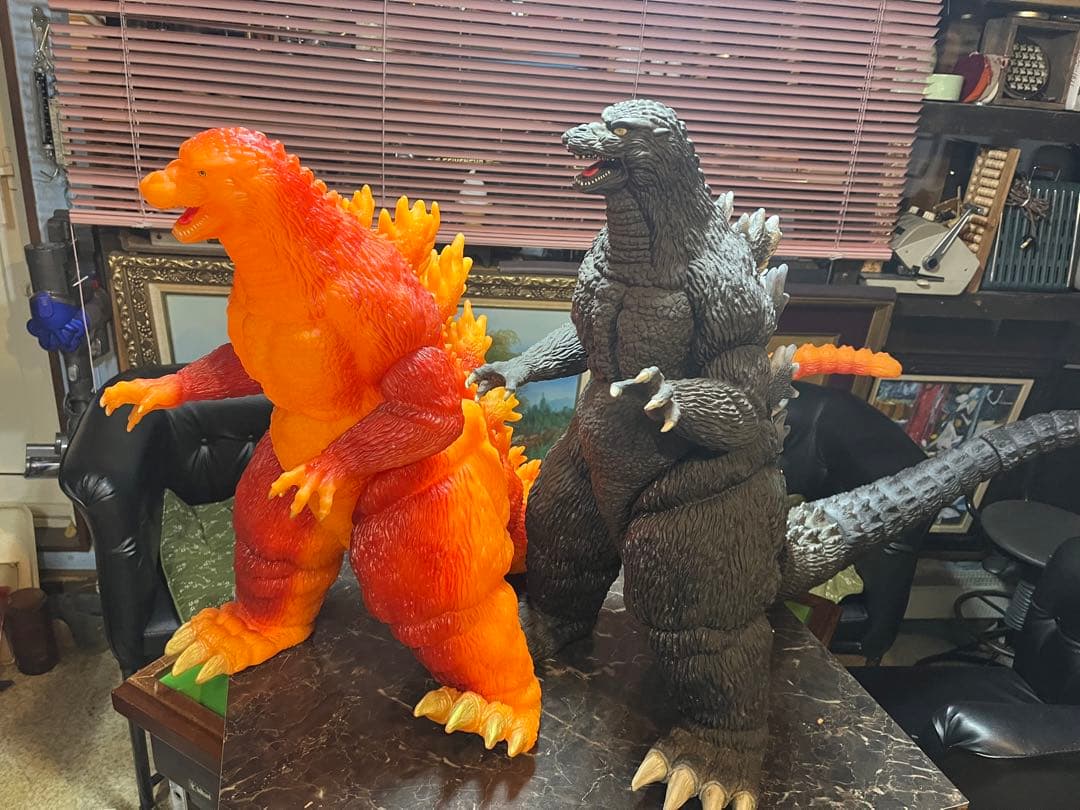 バーニングゴジラ、特大バーニングゴジラ、120センチごジラ、バンダイ