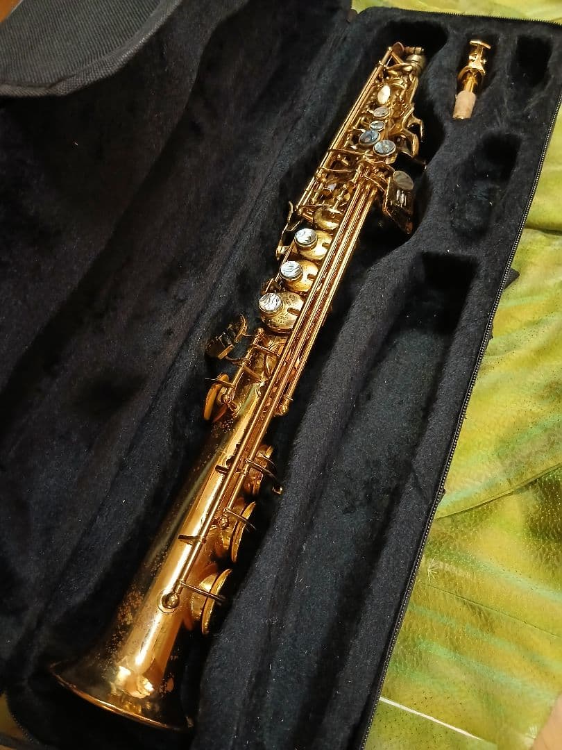 ソプラノサックス　MINELVA 音だしOK　完全ジャンク扱い品