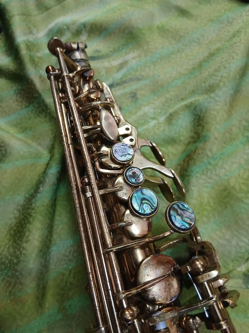 ソプラノサックス　MINELVA 音だしOK　完全ジャンク扱い品