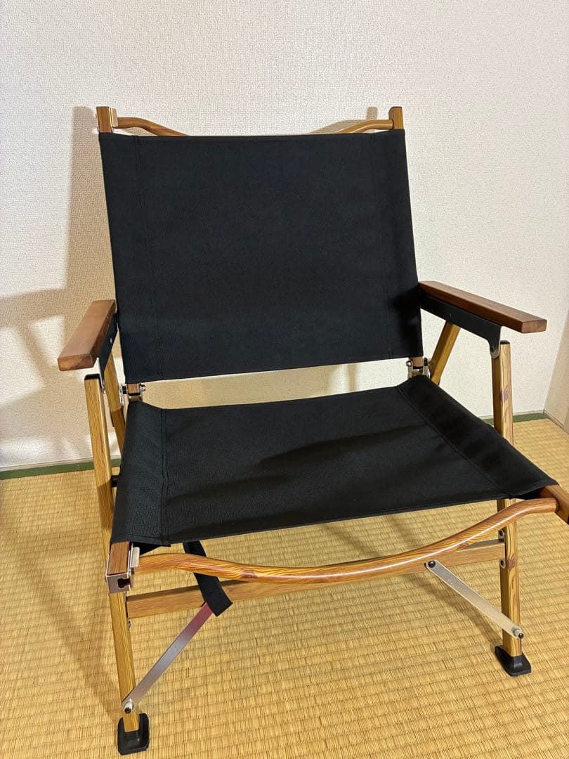 GROUSEグラウス　アウトドアローチェア　ブラック
