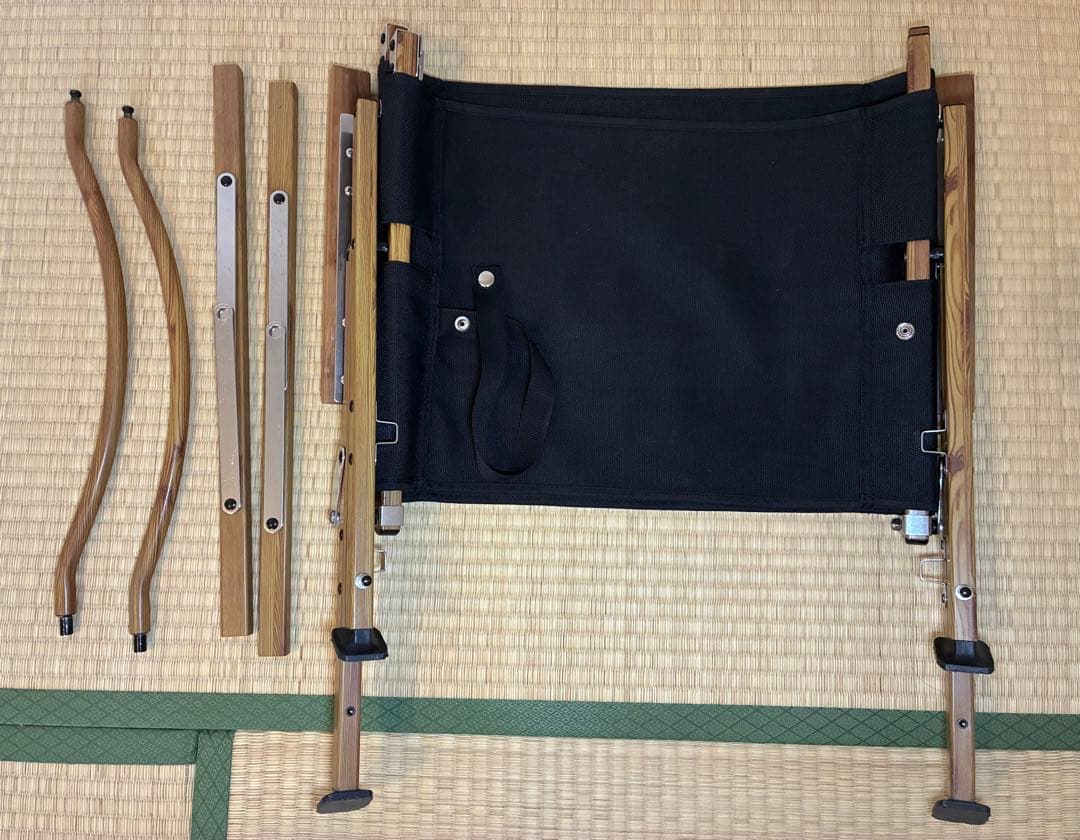 GROUSEグラウス　アウトドアローチェア　ブラック