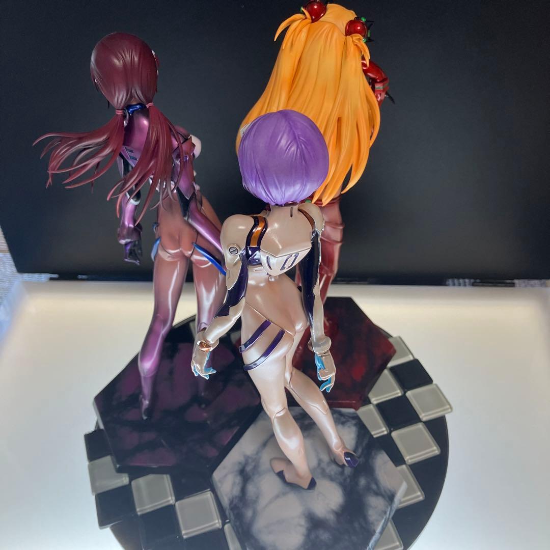 塗装済】PLAMAX アスカ・レイ・マリ 3点セット 【完成品】